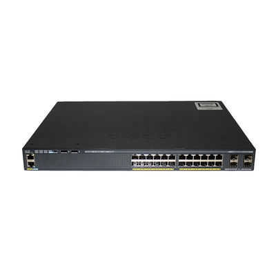 WS-C2960X-24PD-L 24 Port Network Switch Ethernet Switch 24xGE PoE 370W 2x10G